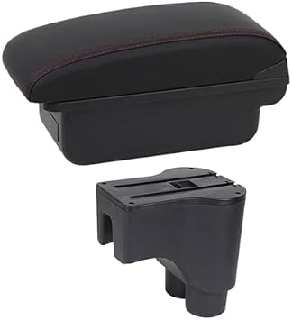 Car Armrest Storage Box, for Daihatsu, for Terios 2 Armrest Box Double Layer with Cup Holder Ashtray Car Arm Rest Central Console B2 No USB