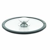 hitzebeständiger Glasdeckel Berndes 007576 Glasdeckel mit schwarzem Silikonrand 16 cm, Glas