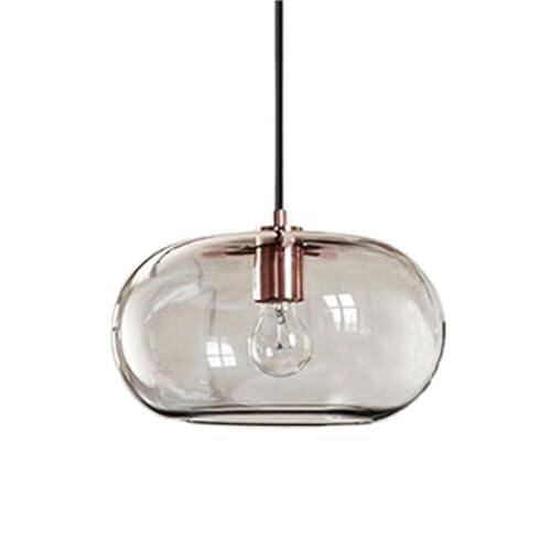 Lampe suspendue en verre E27 pour en finir avec l'éclairage blafard du salon