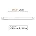 Shamo's Clear TPU Case for iPhone 8 Plus and iPhone 7 Plus – Ultra Slim, Shockproof, Anti-Yellowing, Scratch-Resistant, Wireless Charging Compatible, Precise Cutouts, Grip – Transparent