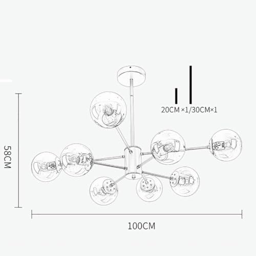 Lustre salon moderne pour remplacer un éclairage insuffisant ou obsolète