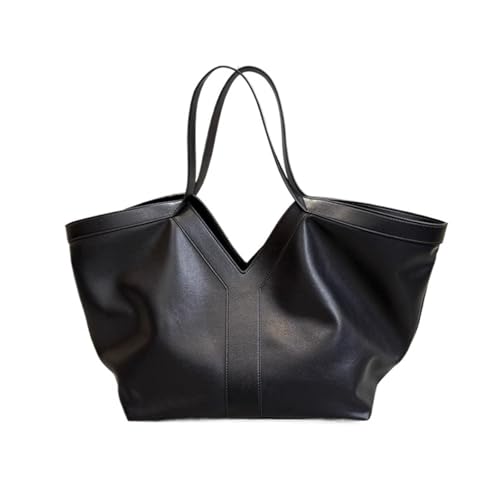 Sac fourre-tout de luxe pour femme en cuir avec grande capacité