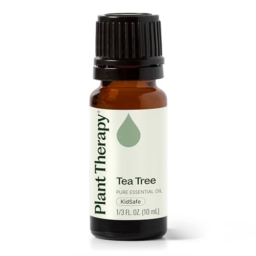Plant Therapy Tea Tree Essential Oil 100% Pure, Undiluted, Natural Aromatherapy, Therapeutic Grade 10 mL (1/3 oz)