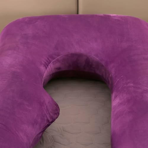 Image of Pregnancy Pillows for Women Sleeping U Shaped Full Body Maternity Pillow with Removable Cover Maternity Support - for Back, HIPS, Legs, Belly for Pregnant Women Must Have Maternity Pillow