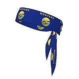 cravate montana Matériau : fabriqué en polyester, cette cravate imprimée drapeau de l'État du Montana est douce, légère et respirante. Pas de sensation de serrage pendant les entraînements, vous gardant à l'aise toute la journée.