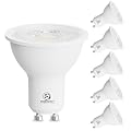 Energetic MR16 GU10 Bi-Pin Base LED Light Bulb, Dimmable 3000K Warm White 50W Halogen Replacement, 5W 120V 450LM CRI 80+, 40 Degree Beam Angle for Landscape, Recessed, Track Lighting, 6Pack