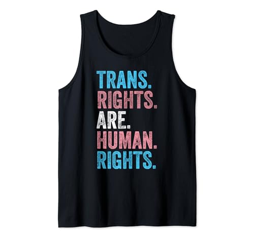 Transgender LGBTQ Outfit Trans Rights Are Human Rights Tank Top