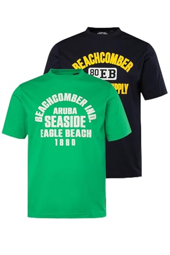 T-Shirts Homme JP 1880 vêtement basique en coton col rond pour l'été