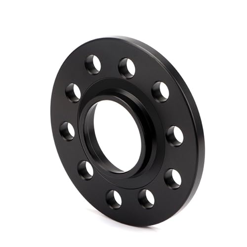 Élargisseurs De Voie Pour Fiat 500X 2 Pièces 3/5/8/12/15/20mm Adaptateurs D'entretoises De Roue PCD 5x110 CB: 65.1mm(2Pieces 12mm Black)