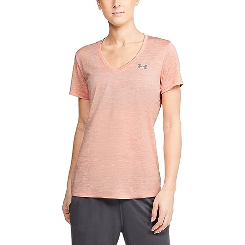 Image of Under Armour Womens Tech V-Neck Twist Short-Sleeve T-Shirt