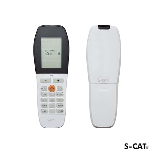 Image of S-CAT Compatible with Voltas AC Remote Control Original Model 248 (No Backlight) Suitable for 1 1.5 2 Ton Split & Window AC (Match Old Remote Exactly, for Any Issues Contact Customer Care)