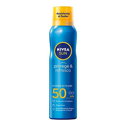 Protector Solar en Spray NIVEA SUN Protege & Refresca FP50 Cover