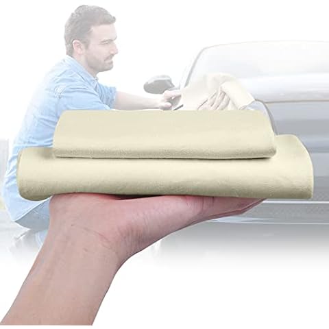URAQT Super Absorbent Chamois Leather Cloths Cover