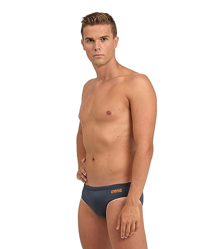 Image of Arena Men's Team Solid Swim Brief MaxLife Athletic Swimwear Professional Swimsuit Bathing Suit