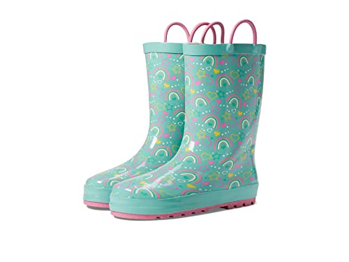 Western Chief Unisex-Child Confetti Rainbow Rain Boots (Toddler/Little Kid)