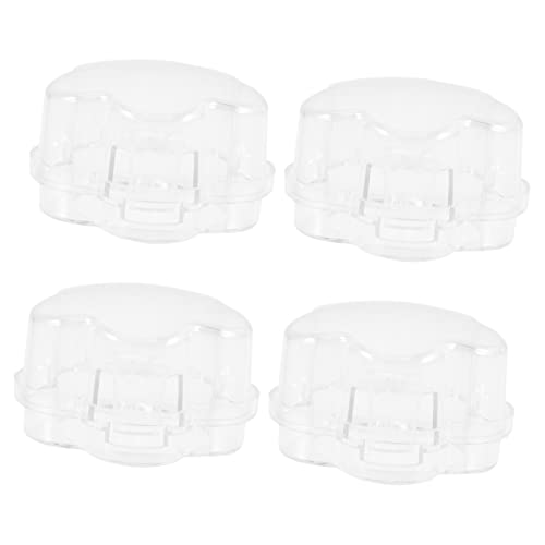 MOLUCKFU Childproof Oven Knob Covers 4pcs Gas Stove Knob Safety Covers Prevent Fire Easy Install