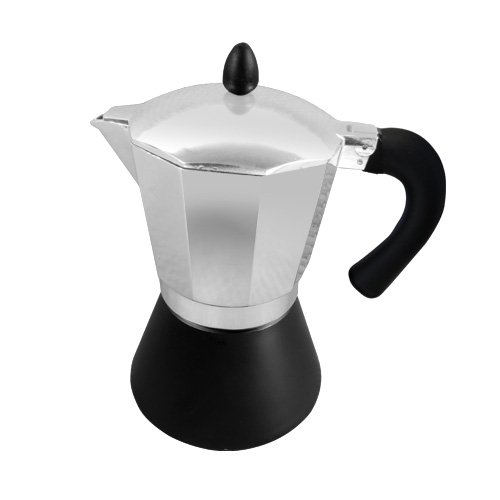 Evila Palson 2701744 - Cafetera Italiana, Negro y Gris