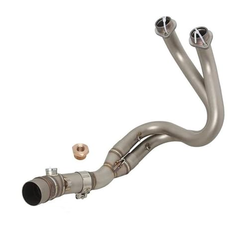 Pot d'échappement 51 mm avant central moto ER6N ER6F collecteur intermédiaire