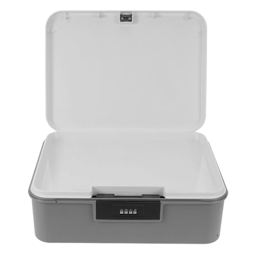 Coffre-fort portable pour documents importants et boîte de rangement verrouillable à code