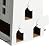 Glitzhome 10" H Hanging Birdhouse Modern Solid Wood White Decorative Garden Bird House for Outdoor