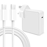 96W Super Fast Charger, MacBook Pro Charger，Laptop Charger for MacBook Air USB C, Compatible with MacBook Pro 16,15,14,13 inches, iPad Pro 12.9, 11inches and all USB C devices, 2M Cable