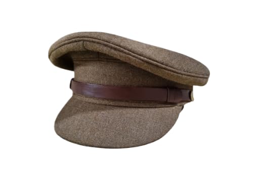 British WWII Officer Peaked Visor Cap Available (Size 58cm) Khaki