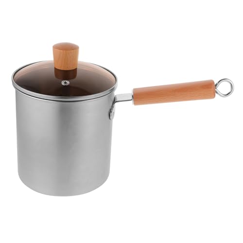 HAKIDZEL Small Deep Frying Pot Stainless Steel Deep Fryer for Tempura Chips Chicken Kitchen Fry Pot