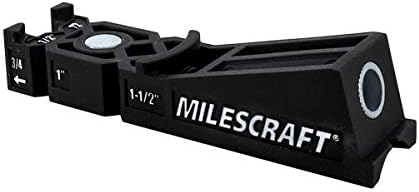 Milescraft 1324 Pocket Jig 100 -Includes 3/8″ HSS Step Drill Bit, 6” Magnetic T20 Star Driver & 3/8″ Split Design Stop Collar -Perfect Pocket Hole Jig for Hard to Reach Areas, Including Repairs,Black