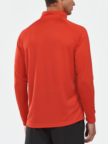 Image of NORTHYARD Men's Quarter Zip Pullover Athletic Running Shirt Long Sleeve