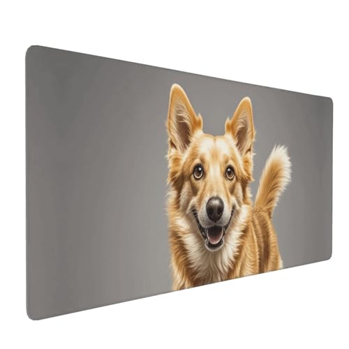 Tapis de souris de jeu antidérapant Golden Dog grand tapis de protection de table étendu XXL