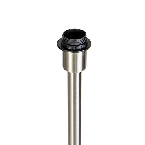 Qazqa Moderno Lámpara de pie moderna acero sin pantalla - SIMPLO Acero Alargada Adecuado para LED Max. 1 x 60 Watt