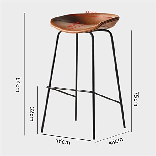 Tabouret de bar simple maison empilable et compact pour petit espace