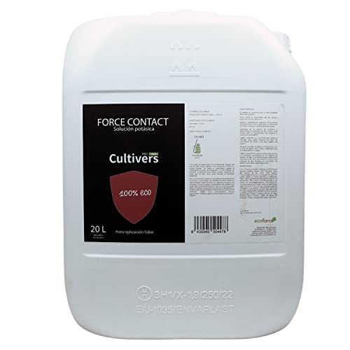 CULTIVERS Jabón Potásico Ecológico 20 L. Súper concentrado. Actúa por Contacto. SUPER CONCENTRADO. Múltiples usos, 100% Natural Protección para tus Plantas. Mejora las defensas de las plantas
