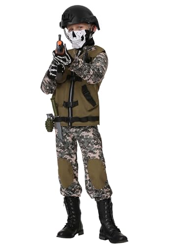 Disfraz Infantil Soldado Camuflaje XX-Large con Accesorios miniatura 6