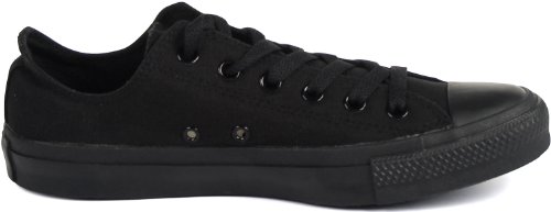 Converse Unisex Chuck Taylor All Star Ox Low Top Black/Black Sneakers - 7.5 D(M) US4