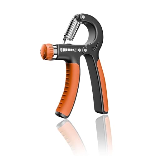 Image of Fitfix Adjustable Hand Grip Strengthener, Hand Gripper for Men & Women for Gym Workout Hand Exercise Equipment to Use in Home for Forearm Exercise, Finger Exercise Power Gripper (10-40 Kg) Black