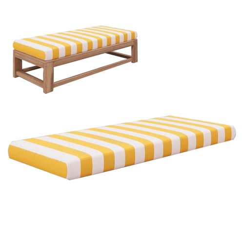 EXZFW Coussins pour Bancs de Jardin, Coussin de Banc Matelas de Sol Coussin Banc Coussin Banquette Exterieur Jardin Antidérapant Coussin Siège Assise Coussin...