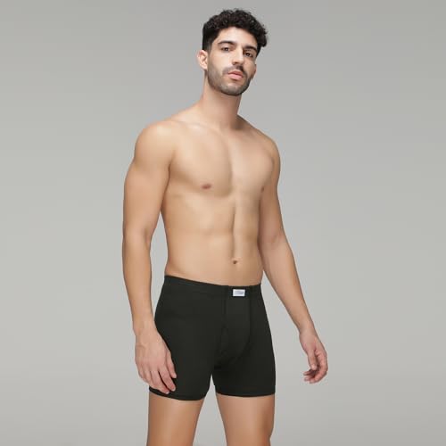 Image of Amul Comfy Men's Trunk Underwear | Soft Outer Elastic | Soft Waistband | Breathable Comfortable Innerwear | Pack of 10 | Color May Vary