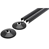 Talon Snappit 500mm Towel Rail Pipe Cover Kit - 15mm Anthracite Grey (ACSNA/K1)