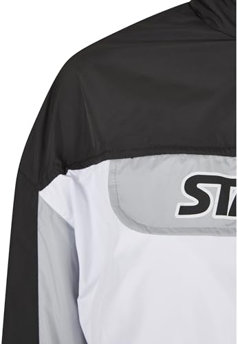 Chaqueta para mujer marca Starter con diseño de bloques de color y capucha 5