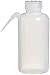 Nalgene 2402-0500 Unitary Wash Bottle, LDPE, 500mL (Pack of 4)