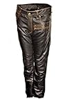 Be Noble Lederhose Leder-Jeans Designer Lederhose ECHT-Leder (L)