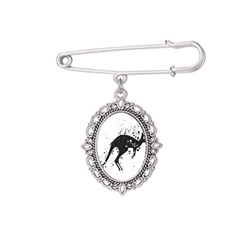 Broche australienne Koala en taille M, bijou de robe ciselé