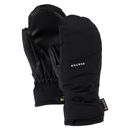 Burton – Muffles de esquí y nieve Reverb Gore tex Mitten negro para mujer, talla L, negro