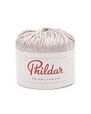 Aiguille/Crochet n° 5 Phildar - Pelote de Laine Phil Divin - Laine à Tricoter - 54% VISCOSE,46% POLYESTER - Aiguille n°5 - Couleur NACRE