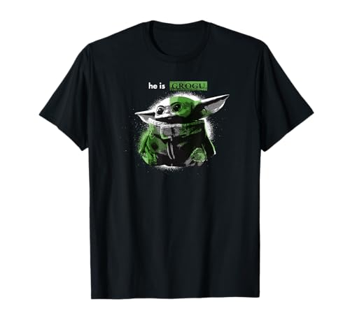 T-shirt Grogu The Mandalorian Star Wars style pochette album pour fan