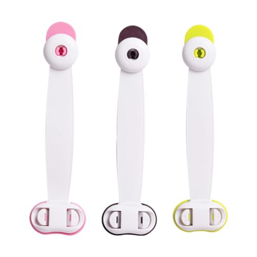 Abaodam 3個 ピンチ防止ハンドバックル door lock どあろっく ベビー食器棚 子供用ドアロック ドア用ベビーロック 引き出しロックベビー 防止ロック Abs