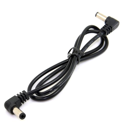 Cable DC Power 5.5 x 2.1mm macho ángulo 60cm miniatura 3