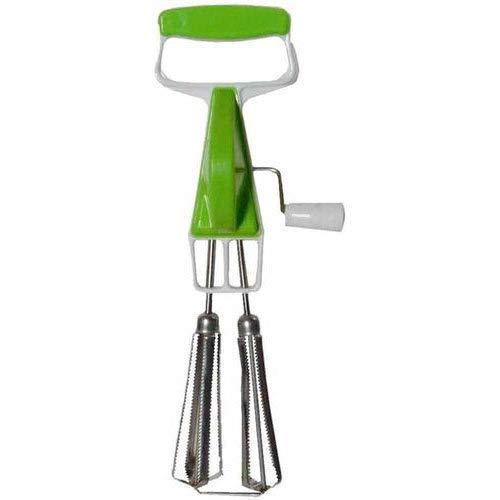 Non-Electrical Hand Blender, Stainless Steel, Power Free Mixer for Milkshake, Lassi, Egg and Cake Cream Beating, Pack of 1