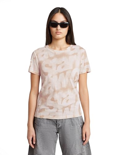 G-Star Top Sprayed Letters T-Shirt Femme idéal pour vos sorties en ville